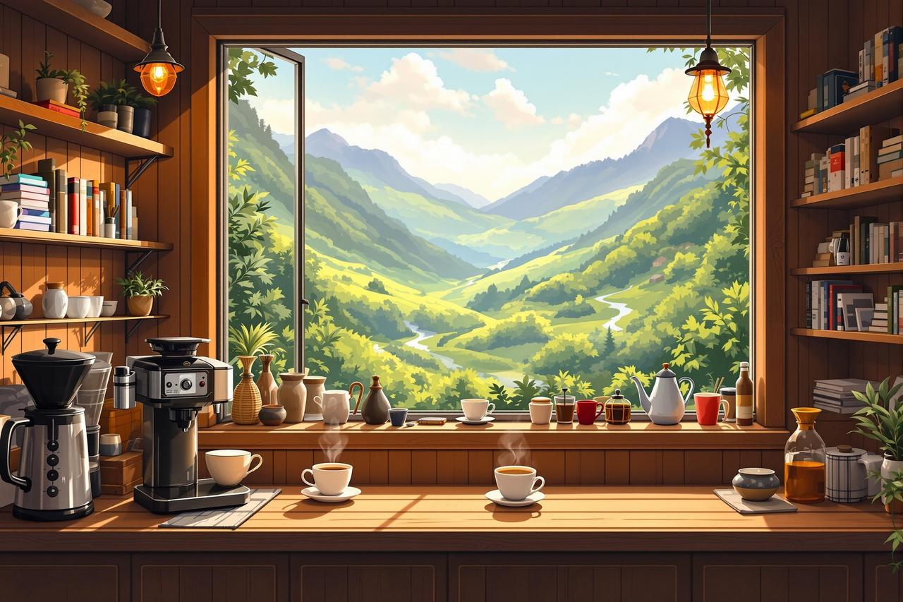红豆魔改短剧作品 - 山谷咖啡屋